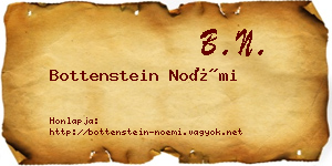 Bottenstein Noémi névjegykártya